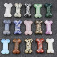 Fashion Decoration, Natural Stone, Carved, different materials for choice, more colors for choice, 35x20mm, Sold By Set