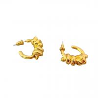 Brass Stud Earring plated for woman nickel lead & cadmium free Sold By Pair