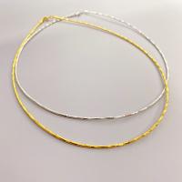 Messingkette Halskette, Messing, plattiert, für Frau, keine, frei von Nickel, Blei & Kadmium, Länge:ca. 42 cm, verkauft von PC