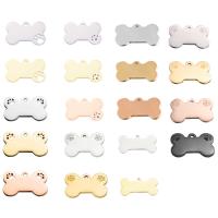 Stainless Steel Pendants, 304 Stainless Steel, Dog Bone, Vacuum Ion Plating, for Pet Dog & DIY & different styles for choice, more colors for choice, Sold By PC
