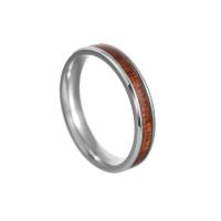 Pár prsteny, Titanium ocel, lesklý, módní šperky & unisex & různé velikosti pro výběr, stříbro, 4x2mm, Prodáno By PC
