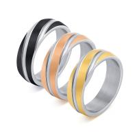 304 Stainless Steel Finger Ring, different size for choice & for man, more colors for choice, 6mm, Sold By PC