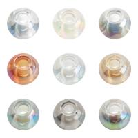 Round Crystal Beads barrel plated DIY Approx Sold By Bag