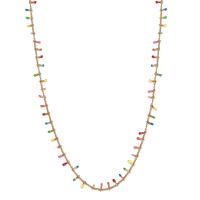 Stainless Steel Jewelry Necklace 304 Stainless Steel & Unisex & enamel Sold By PC