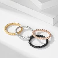 Titanium Čelik Finger Ring, uglađen, modni nakit & različite veličine za izbor & za žene, više boja za izbor, 3mm, Prodano By PC