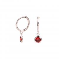 925 Sterling Silver Drop &  Dangle Earrings, plated, for woman, more colors for choice, 19x11.30mm, Sold By Pair