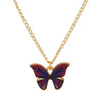 Zinc Alloy Jewelry Necklace gold color plated fashion jewelry & for woman & enamel Sold By PC