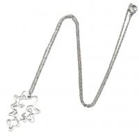 Edelstahl Schmuck Halskette, 304 Edelstahl, Modeschmuck & für Frau, keine, 21x30mm, Länge:45 cm, verkauft von PC