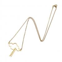 Edelstahl Schmuck Halskette, 304 Edelstahl, Modeschmuck & für Frau, keine, 31x30mm, Länge:45 cm, verkauft von PC