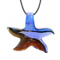 Lampwork Necklace with rubber cord fashion jewelry & for woman Length 42-45 cm Sold By PC
