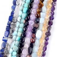 Perles bijoux en pierres gemmes, Pierre naturelle, DIY & différents matériaux pour le choix, 8-10mm, Vendu par Environ 38 cm brin