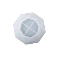 DIY Epoxy Mold Set, Silicone, Polygon, white, 79x20mm, Sold By PC