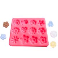 Conjunto de moldes epóxi DIY, silicone, rosa, 86x73x9mm, vendido por PC