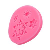 DIY Epoxy Mold Set, Silicone, pink, 82x75x9mm, Sold By PC