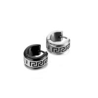Stainless Steel Huggie Hoop Earring 316L Stainless Steel hand polished fashion jewelry & Unisex Sold By PC