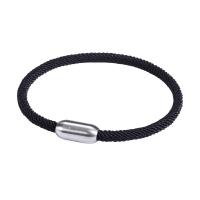 Fashion Bracelet & Bangle Jewelry Milan Cord with 316 Stainless Steel polished fashion jewelry & Unisex 4mm Sold By PC