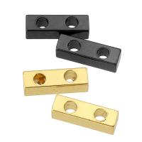 Brass Spacer Beads Rectangle plated DIY nickel lead & cadmium free Approx 1.5mm Sold By PC