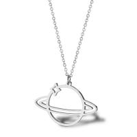 Titanium Steel Necklace plated for woman & hollow Length Approx 19.68 Inch Sold By PC