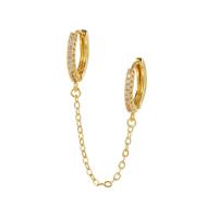 Brass Drop Earring plated fashion jewelry & for woman 70mm Sold By PC