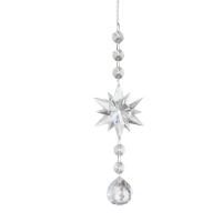 Hanging Ornaments Crystal with Iron & faceted Length Approx 45 cm Sold By PC