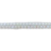 Perle, rund, poliert, DIY & verschiedene Größen vorhanden & satiniert, klar, verkauft per ca. 38 cm Strang