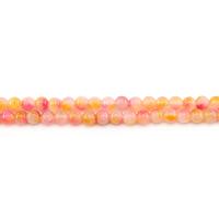 Jade Χάντρες, Jade Rainbow, Γύρος, γυαλισμένο, DIY, πορτοκάλι, 10mm, Περίπου 38PCs/Strand, Sold Με Strand