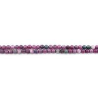 Perles en jade, jade d'arc-en-ciel, Rond, poli, DIY, violet, 6mm, Environ 62PC/brin, Vendu par brin