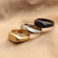 Пальцевидное Кольцо Титановой Стали, титан, полированный, ювелирные изделия моды & разный размер для выбора & Мужский, Много цветов для выбора, 9.30mm, продается PC
