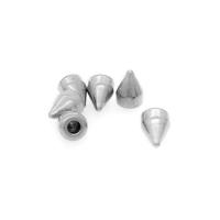 304 Stainless Steel Half Hole Bead, Conical, polished, different size for choice, original color, 100PCs/Lot, Sold By Lot