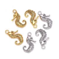 Tibetan Style Animal Pendants, Seahorse, plated, Unisex, more colors for choice, nickel, lead & cadmium free, 14x22mm, Approx 100PCs/Bag, Sold By Bag