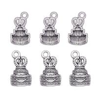 Zinc Alloy Pendants Cake antique silver color plated Unisex nickel lead & cadmium free Approx Sold By Bag