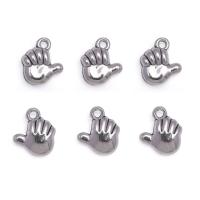 Zinc Alloy Hand Pendants antique silver color plated Unisex nickel lead & cadmium free Approx Sold By Bag