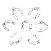 Zinc Alloy Pendants Horseshoes antique silver color plated Unisex nickel lead & cadmium free Approx Sold By Bag
