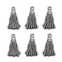 Tibetan Style Pendants, antique silver color plated, Unisex, nickel, lead & cadmium free, 11.50x20mm, Approx 100PCs/Bag, Sold By Bag