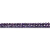 Luonnollinen Ametisti helmiä, Pyöreä, kiiltävä, tee-se-itse & erikokoisia valinnalle, violetti, nikkeli, lyijy ja kadmium vapaa, Myyty Per N. 38 cm Strand
