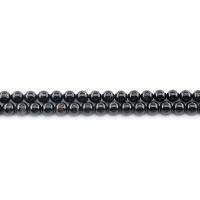 Perles bijoux en pierres gemmes, tourmaline, Rond, poli, différentes qualités de choix & DIY & normes différentes pour le choix, noire, Vendu par Environ 38 cm brin