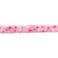 Natural Jade Beads, Jade Rainbow, Round, polished, DIY, pink, 10mm, Approx 38PCs/Strand, Sold By Strand