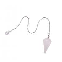 Gemstone Pendulum, with Tibetan Style, Conical, different materials for choice & Unisex, 16x38mm, Length:Approx 7.87 Inch, Sold By PC