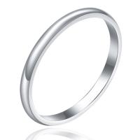Tungsten Steel Finger Ring plated & for woman 2mm Sold By PC