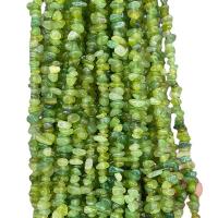 Natural Aventurine Beads, Dyed Jade, irregular, polished, DIY, green, 3x5mm, Approx 300PCs/Strand, Sold Per Approx 80 cm Strand