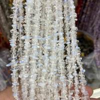 Gemstone Jewelry Beads, Sea Opal, irregular, polished, DIY, clear, 3x5mm, Approx 300PCs/Strand, Sold Per Approx 80 cm Strand
