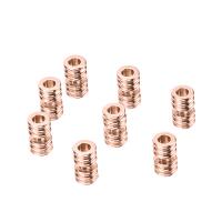 Stainless Steel Spacer Beads Titanium Steel plated Sold By PC