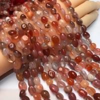 Perles agates, Agate salée, poli, DIY, 8-9mm, Longueur:38 cm, Vendu par PC