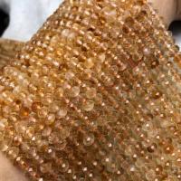 Natural Citrine Beads polished DIY & faceted yellow Length 38 cm Sold By PC