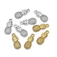 Zinc Alloy Fruit Shape Pendants Pineapple plated Unisex nickel lead & cadmium free Approx Sold By Bag