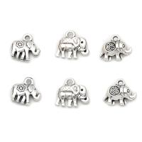 Tibetan Style Animal Pendants, Elephant, antique silver color plated, Unisex & different size for choice, more colors for choice, nickel, lead & cadmium free, Approx 100PCs/Bag, Sold By Bag