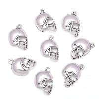 Zinc Alloy Pendants Helmet antique silver color plated Unisex nickel lead & cadmium free Approx Sold By Bag