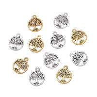 Zinc Alloy Pendants Tree plated Unisex & hollow nickel lead & cadmium free Approx Sold By Bag