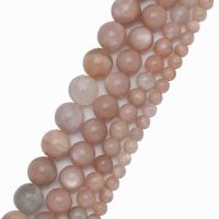 Gemstone Jewelry Beads, Sunstone, Round, DIY & different size for choice, mixed colors, Sold By Strand
