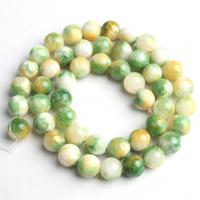 Perles en marbre naturel, marbre teint, Rond, DIY & normes différentes pour le choix, plus de couleurs à choisir, Vendu par Environ 35-40 cm brin